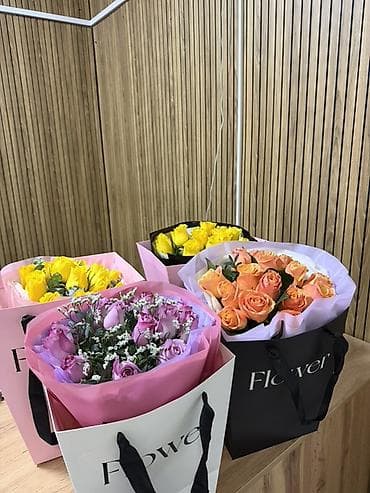 куплю букет: Букеты из живых цветовбукеты в переносках очень удобно и модно — 6