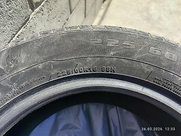 Шиналар жана дисктер: Шиналар 225 / 60 / R 16, Жай, Комплект, Жеңил унаалар, Kapsen — 1