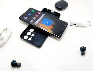 galaxy a 13: Samsung Galaxy S21 Ultra 5G, Б/у, 256 ГБ, цвет - Черный, 1 SIM, eSIM — 1