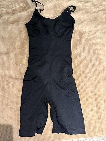 Корректирующий комбинезон (шейпер) черного цвета - Тип: цельный