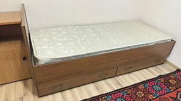 bunk bed: Односпальная кровать, С матрасом, длина - 190 см — 2
