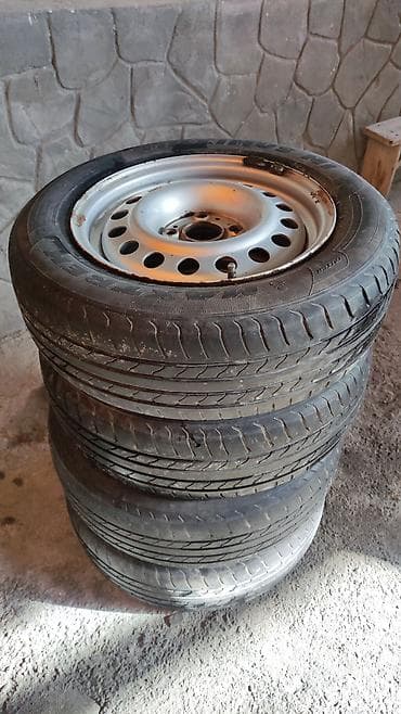bbs rs: Колеса в сборе 185 / 65 / R 14, Лето, Б/у, Комплект, Легковые, Железные, отверстий - 4 — 5
