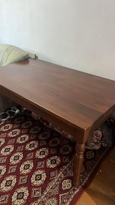 Кухонный стол, Б/у, Прямоугольный, Нераскладной — 8