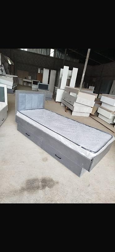 краватки: Односпальная кровать, Новый, С мягким изголовьем, длина - 190 см — 2