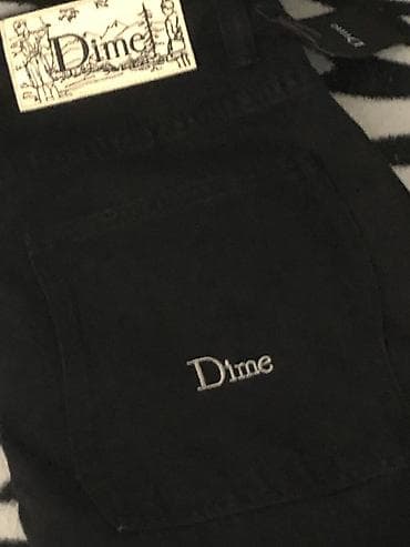 dime джинсы: Черные джинсы Dime - Цвет: черный - Материал: плотный деним - — 1