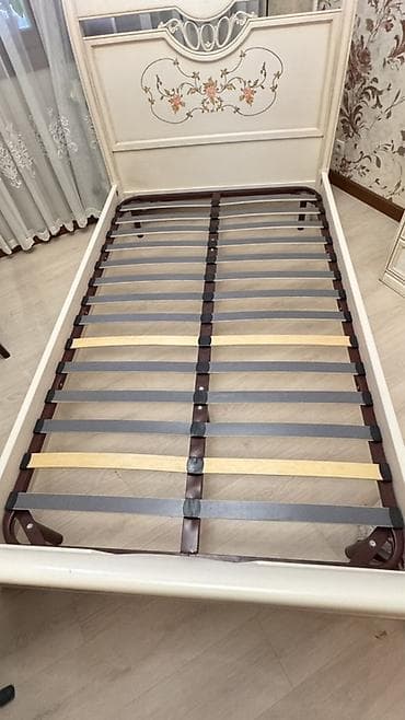 metta samurai: Односпальная кровать, Б/у, С матрасом, длина - 200 см — 3