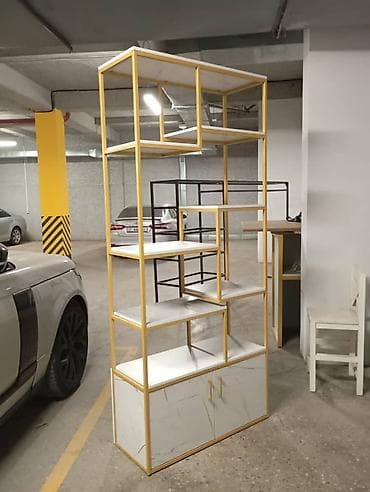 Металлические стеллажи/перегородки с декоративной отделкой «под — 5