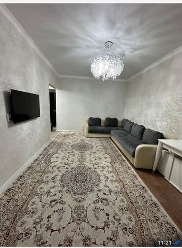 хочу купить квартиру в бишкеке: 3 комнаты, 74 м², 106 серия, 4 этаж, Косметический ремонт — 1