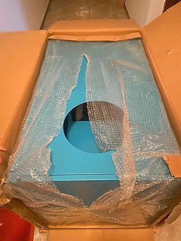 мобильный стенд: Передвижная торговая стойка/тележка с навесом - Яркий дизайн: корпус — 4