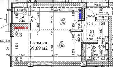 фучика 18 а: 1 комната, 40 м², Элитка, парк Фучика Элитка, 10 этаж, ПСО (под самоотделку) — 2