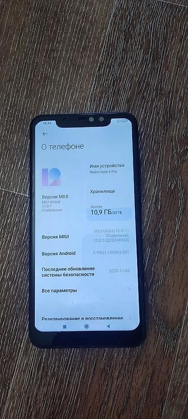 чехол на редми 6: Redmi, Redmi 6 Pro, Б/у, 32 ГБ, цвет - Черный, 2 SIM — 6