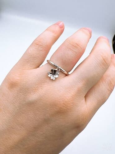 свадебное платья для беременных: Кольцо, Коктейльное, Проба 925, Женские, Фианит, Новый — 17