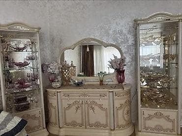 Тумбы и подставки: Гарнитур для зала, Комод, МДФ, цвет - Бежевый — 2