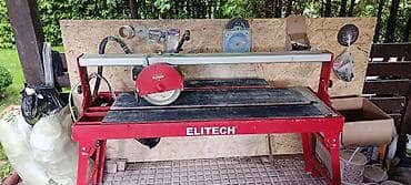 Инструменты: Плиткорез электрический ELITECH ПЭ 1200/120Р режет керамогранит 120 - — 2