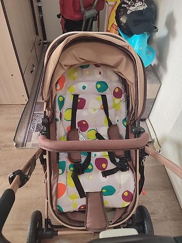 Детская одежда и обувь: Коляска, цвет - Коричневый — 3