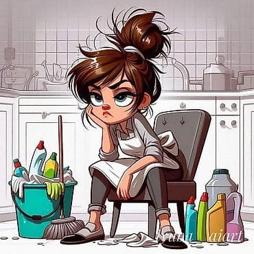 Клининг кызматтары: Бөлмөлөрдү тазалоо, | Жалпы тазалоо, Оңдоо иштеринен кийин тазалоо, | Батирлер — 2