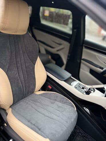 чехол кресло: Чехлы Экокожа, С подушкой, цвет - Черный, Toyota, Новый, Самовывоз — 14