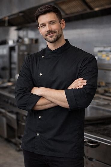 Haima: Поварская китель Состояние: новая Ткань: плотный хлопок, дышащая Цвет lalafo.kg да — 3 Haima: Поварская китель Состояние: новая Ткань: плотный хлопок, дышащая Цвет — 3