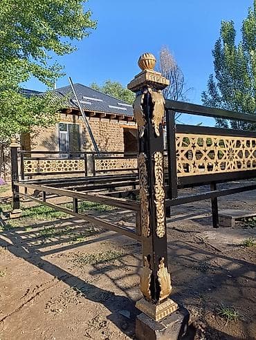 варота калитка: Металлический забор, Другой материал, Декоративный, Покраска забора — 5