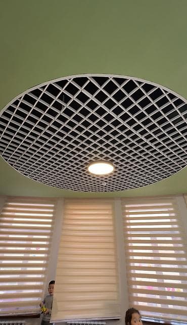 черновой потолок: Потолочная система «Грильято» с интегрированным освещением и кассетным — 7