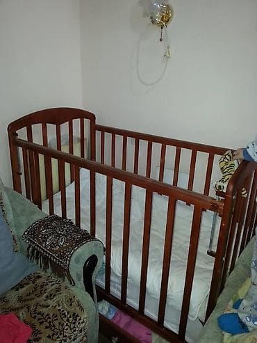 red centr: Люлька, Качалка, Дерево, цвет - Коричневый — 6