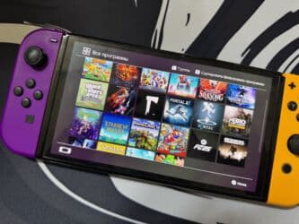 nintendo switch oled бишкек: Продаю Nintendo Switch Oled. Orange and purple joycon🤩 Чипованный — 2