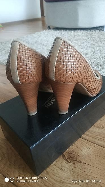 женская обувь кожа турция: Туфли из натуральной кожи, красивое плетение, размер 36, в отличном — 3