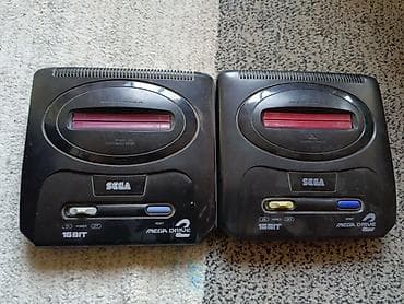 psp 3d controller game station: Комплект ретро-игровых приставок Sega Mega Drive 2 (16-bit) оригинал — 4