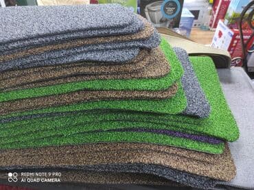 ковры резиновые: Придверный коврик Новый, Внутренний, 50 см * 80 см, Прямоугольный, цвет - Коричневый, Черный — 1