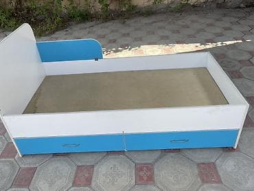 детские кровати мальчику: Детская односпальная кровать, Для мальчика, С матрасом, ДСП — 4