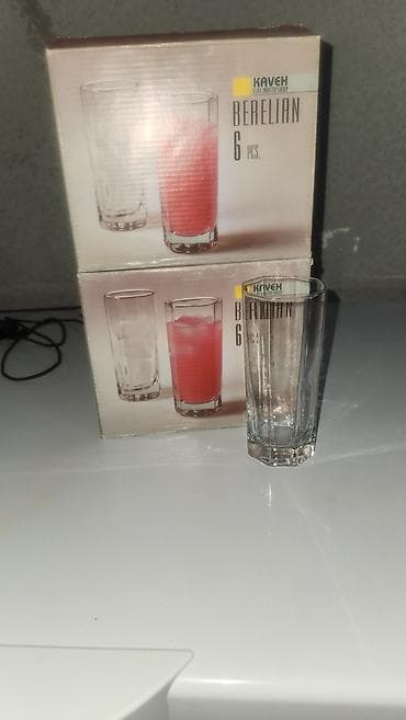 Кухонные принадлежности: Набор стаканов Kaveh Berelian — 6 шт Продаю стеклянные стаканы, в — 3