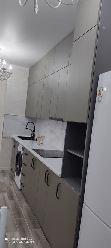 квартира на ночь в бишкеке: 2 комнаты, Душевая кабина, Постельное белье, Кондиционер — 4