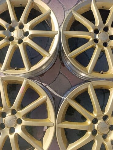 оригинальные штампованные диски опель: Литые Диски R 18 Subaru, Комплект, отверстий - 5, Б/у — 9