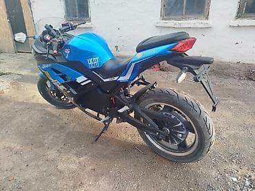 Мототехника: Спортивный мотоцикл в обвесе Sport Replica, с яркой синей раскраской и — 5