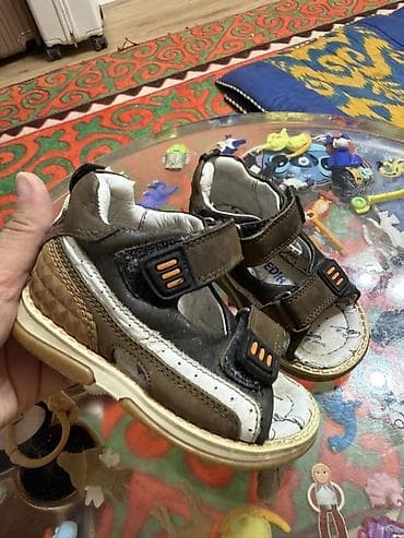 синие детские туфли: Комплект, цвет - Черный — 4