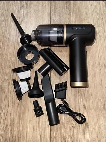 пылесосы моющие: Ручной беспроводной мини‑пылесос Cafele с набором насадок Компактный — 1