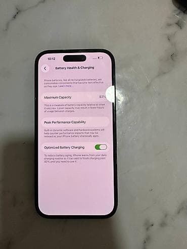 iphone 15: IPhone 14 Pro, Б/у, 256 ГБ, Черный, 83 % — 1