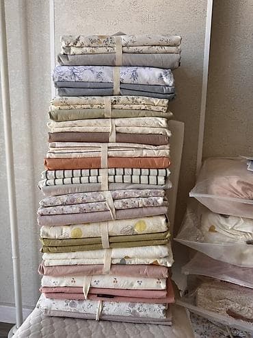 простыни оптом: ✨ Постельное бельё из стираного хлопка ✨ Подарите себе настоящий — 1