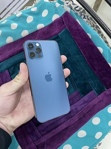 ssd 250: IPhone 12 Pro, Б/у, 128 ГБ, Sierra Blue, Защитное стекло, Чехол, 75 % — 1