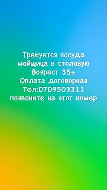 Талап кылынат Идиш жуучу