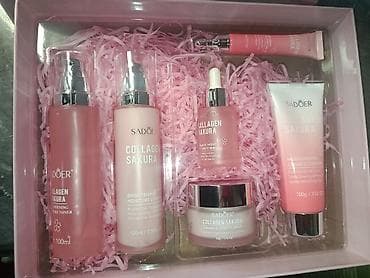 toner: Набор ухода за кожей SADOER Collagen Sakura — увлажняющий и — 1