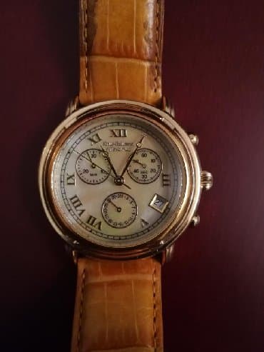 часы домашние: Классические часы часы, Аллой, Великобритания, Водонепроницаемые, Секундомер, Оригинал, Мужские, Б/у — 1