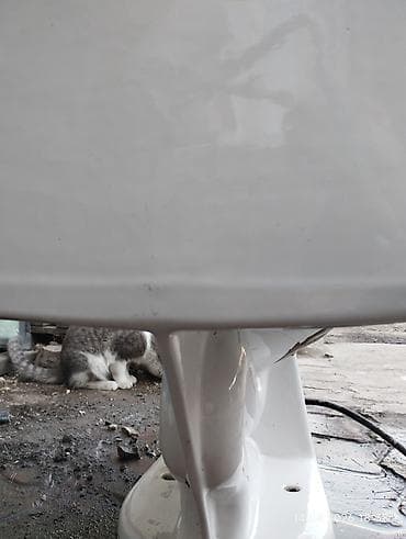 ош унитаз: Унитаз Напольный, Б/у, Материал: Фарфор — 4