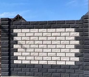 манеж качели: Заборы из пескоблока — 2