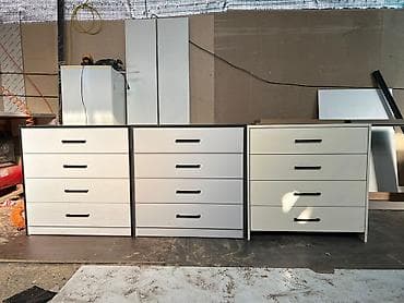 Комод для одежды, Новый, Без зеркала, ЛДСП, цвет - Бежевый, Платная доставка, Самовывоз