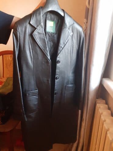 плащ дождовик: Срочно продаю сюртук кожаный в идеальном состоянии на 42-44 размеры — 2