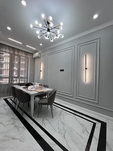 pro group: 3 комнаты, 103 м², Асанбай мкр Элитка, 5 этаж, Дизайнерский ремонт — 10