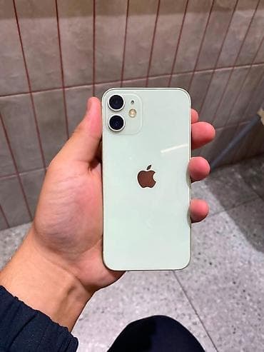 IPhone 12 mini, Б/у, 64 ГБ, Зеленый, Чехол, Защитное стекло, 69 %