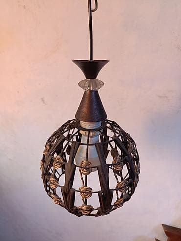study lamp: Подвесной светильник в стиле лофт/рустик. - Плафон шарообразной формы — 1