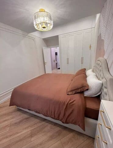 сниму двухкомнатную квартиру на длительный срок: 2 комнаты, Риэлтор, С мебелью полностью — 1